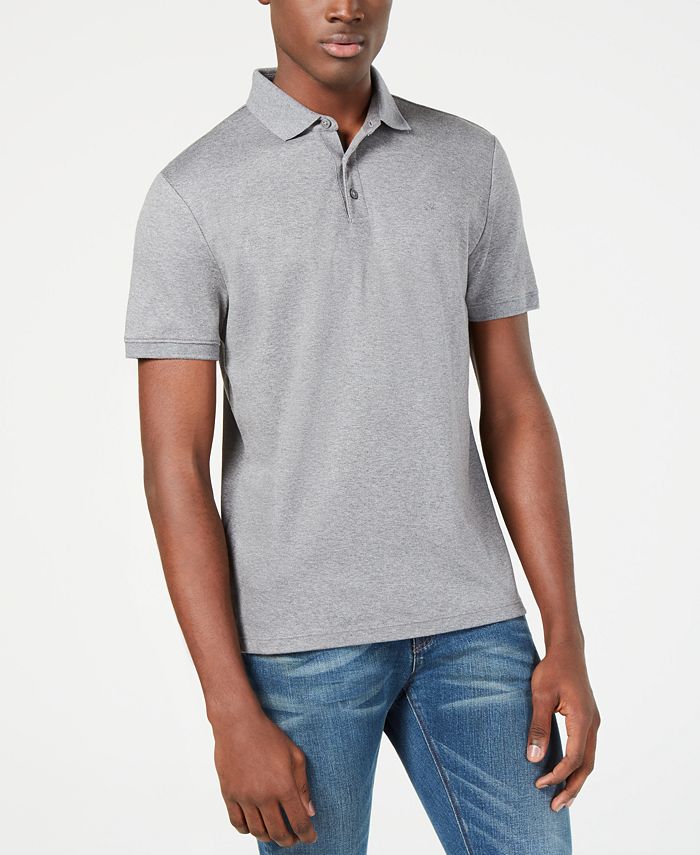 Calvin Klein Men's Liquid Touch Polo Shirt - Macy's