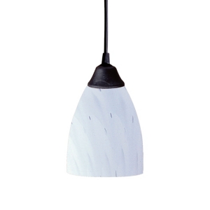 Elk Lighting Classico Collection 'simply White' 1 Lt Pend In Rust