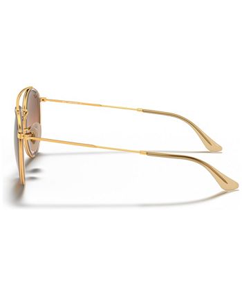 Ray-Ban Sunglasses, RB3647N ROUND DOUBLE BRIDGE - Macy's