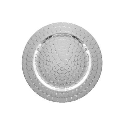 American Atelier - SNAKE GOLD S/4 CHARGER PLATES       13"D ROUND