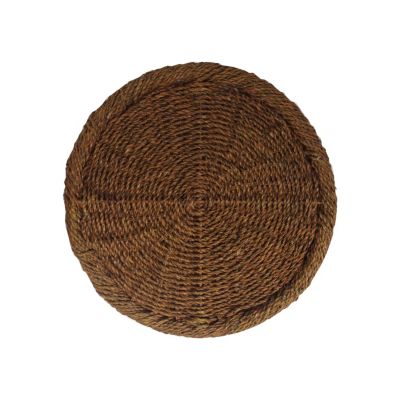 American Atelier - BAMBOO/RATTAN CHOCOLATE CHARGER     PLATE 13.78"X1"