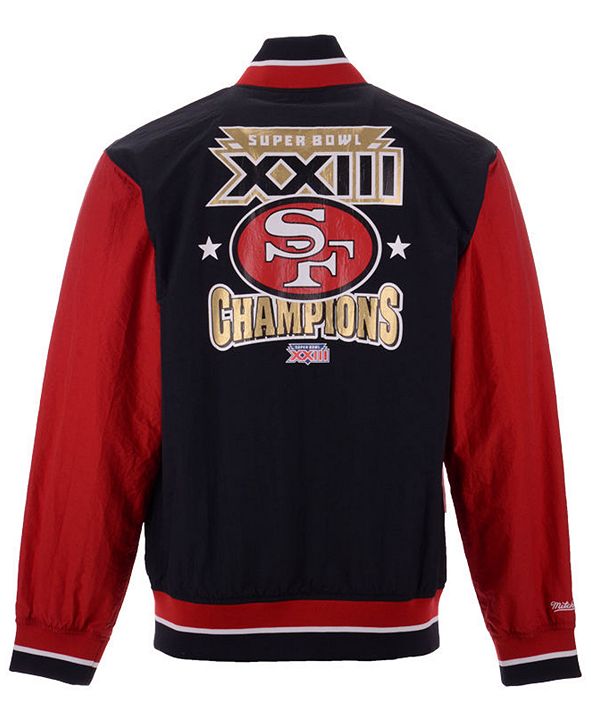 Mitchell & Ness Men's San Francisco 49ers Team History Warm Up Jacket 2 & Reviews - Sports Fan 