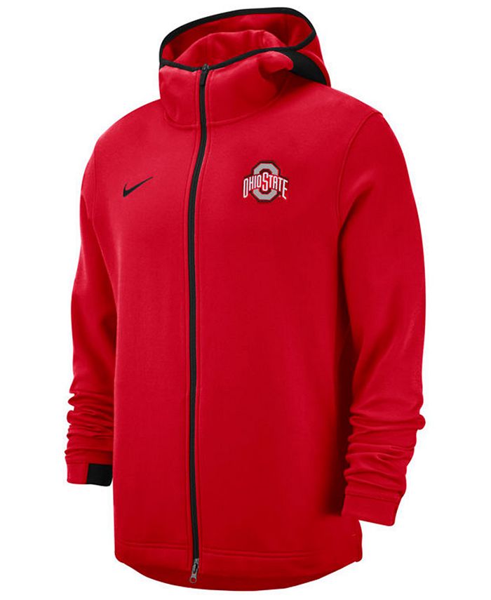Nike Men's Ohio State Buckeyes Showtime Full-Zip Hooded Jacket ...