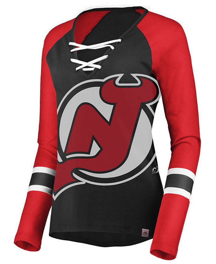 New jersey devils long sleeve shirt on sale