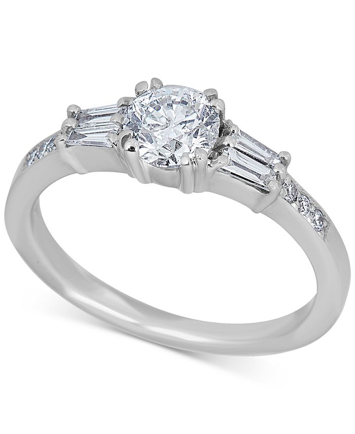 Macy's Diamond Engagement Ring (1 ct. t.w.) in 14k White Gold - Macy's