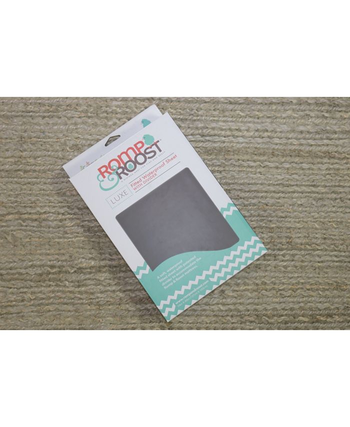 Romp & Roost Romp and Roost Luxe Waterproof Fitted Sheet with Divider