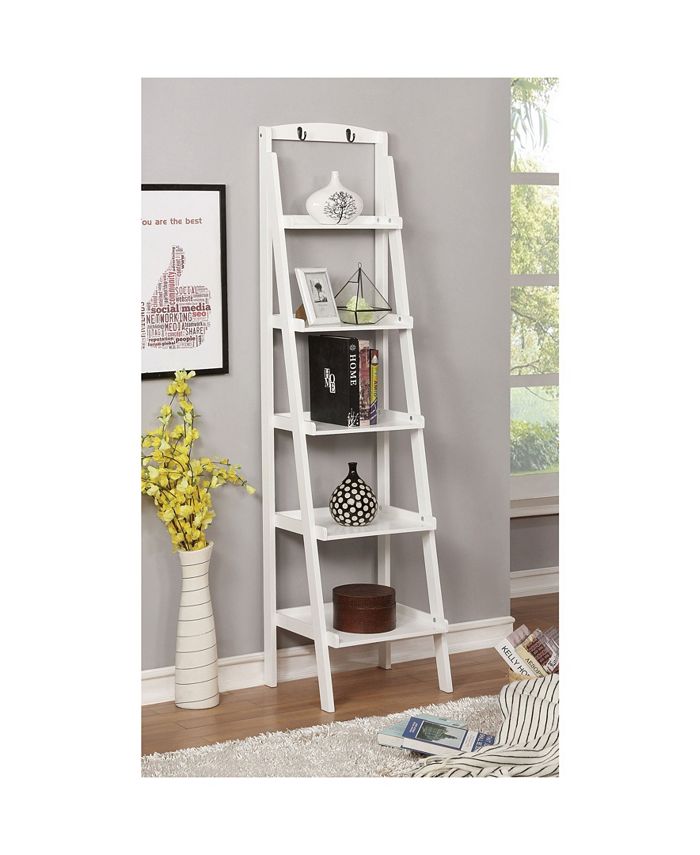 Furniture of America Jameson Angled LadderLike 5Tiered Shelf Macy's