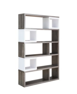 Furniture of America Ellie Modern Two-Tone Bookcase