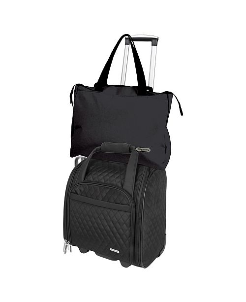 Travelon Wheeled Underseat CarryOn with BackUp Bag & Reviews Travel