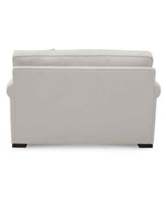 CLOSEOUT! Astra 59" Roll Arm Fabric Chair Bed, Created for Macy's