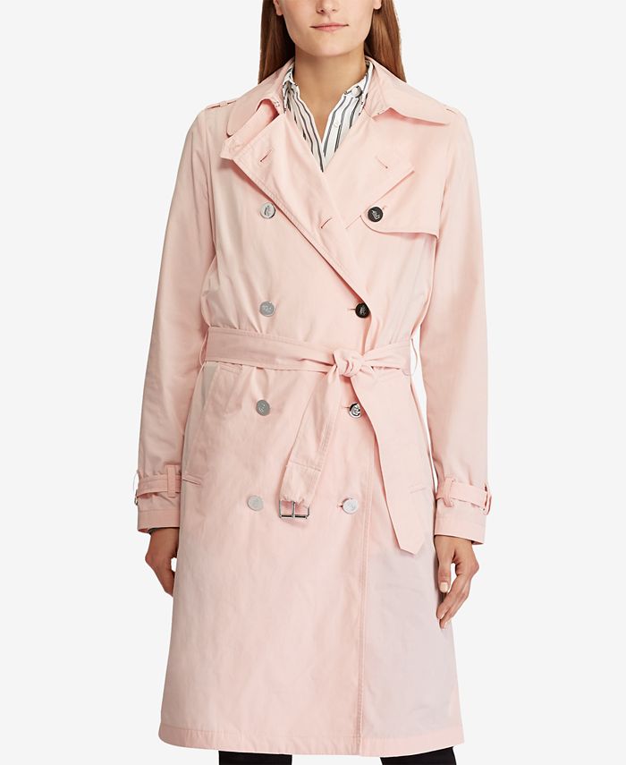 Lauren Ralph Lauren Taffeta Trench Coat Macy s