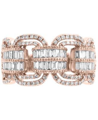 EFFY&reg; Diamond Statement Ring (9/10 ct. t.w.) in 14k Rose Gold