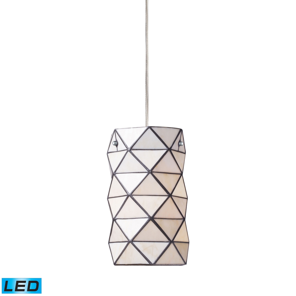 Tetra 1-Light Pendant withHardware - Led Offering Up To 800 Lumens (60 Watt Equivalent) With - Chrome