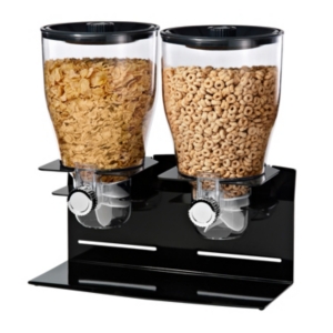 UPC 892583000153 product image for Zevro by Honey Can Do Designer Edition Double 17.5-Oz. Cereal Dispenser | upcitemdb.com