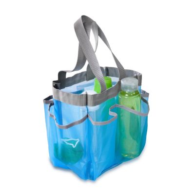 Honey Can Do - 7 Pocket Shower Tote, Blue