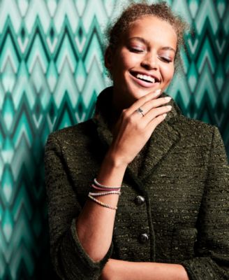 EFFY&reg; Aquarius Aquamarine (3-3/4 ct. t.w.) and Diamond (1/6 ct. t.w.) Ring in 14k White Gold