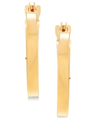 Children's Textured Hoop Earrings in 14k Gold (1/2")