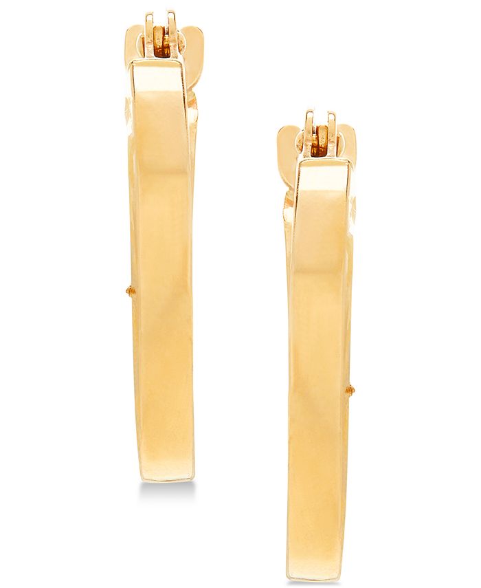 Macy's - Children's Textured Hoop Earrings in 14k Gold