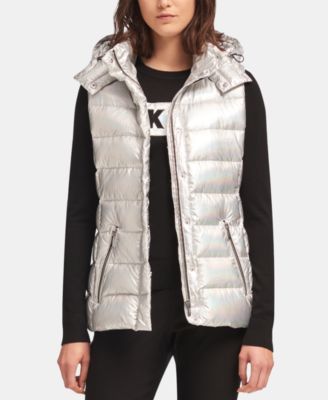 DKNY - Hooded Quilted Vest