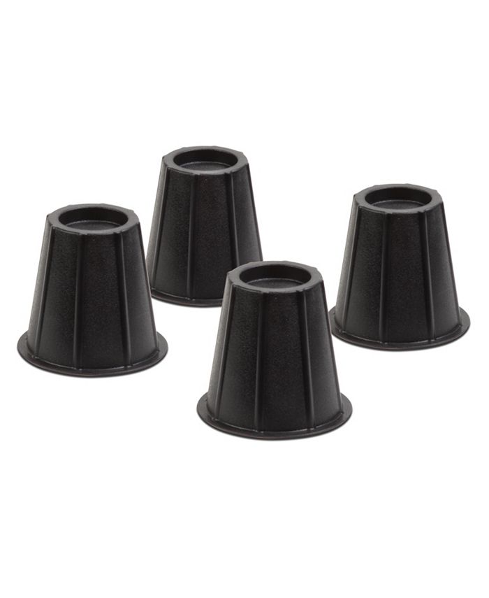 Honey Can Do - 6" Round Bed Risers, Set of 4