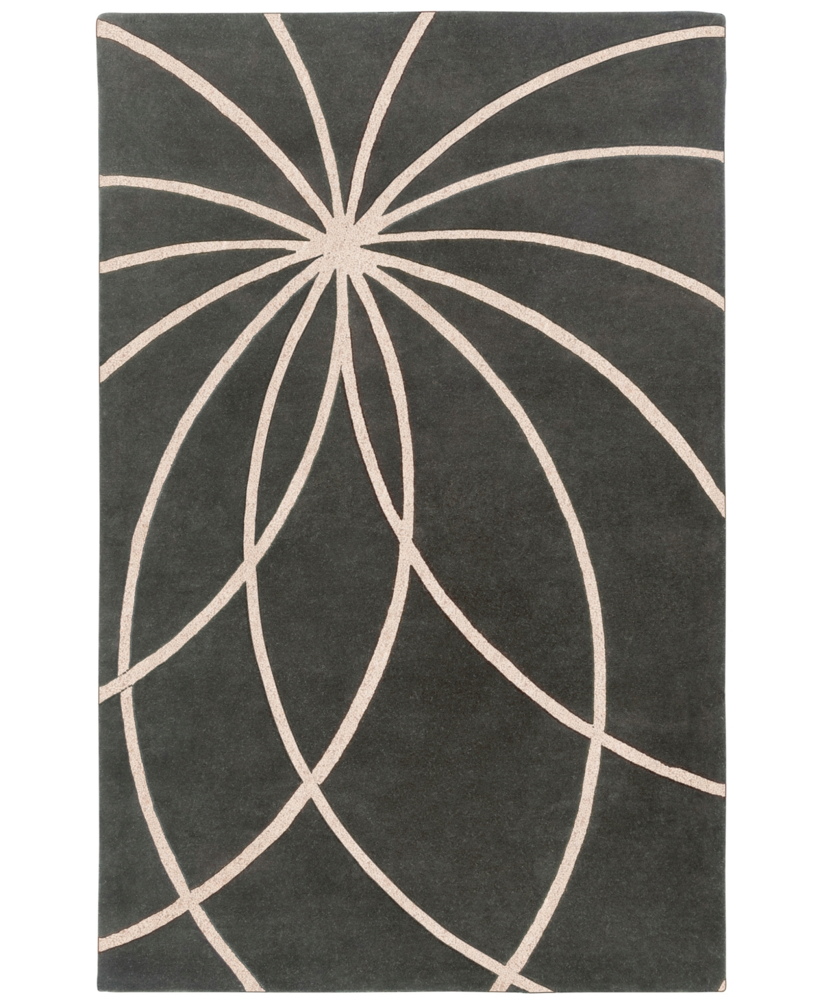 Surya Forum Fm-7173 Charcoal 7'6in x 9'6in Area Rug - Charcoal