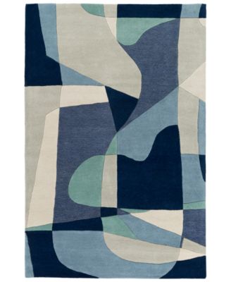 Livabliss - Forum FM-7195 Teal 2' x 3' Area Rug