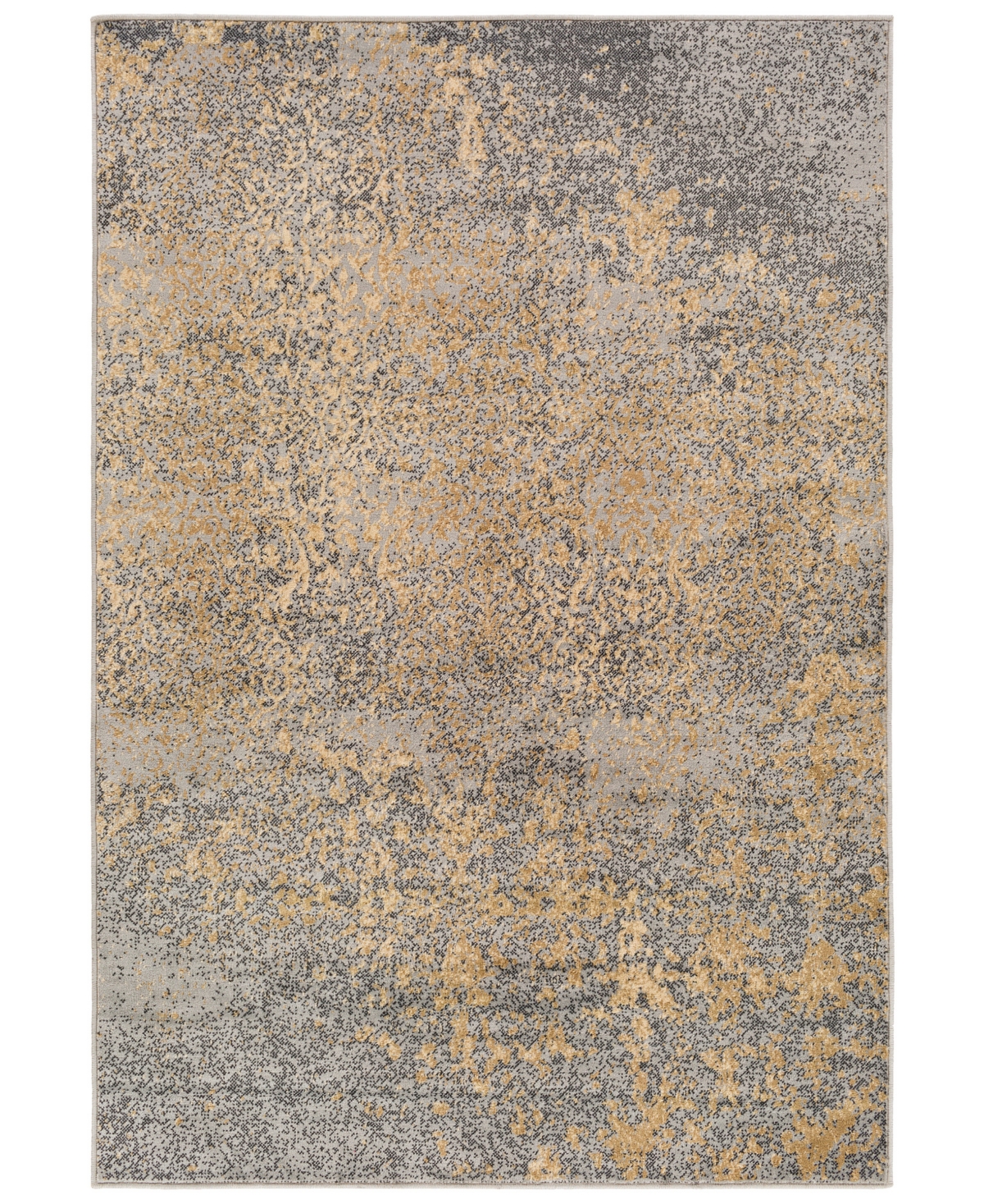 Abbie & Allie Rugs Paramount Par-1074 Medium Gray 6'7in x 9'6in Area Rug - Medium Gray