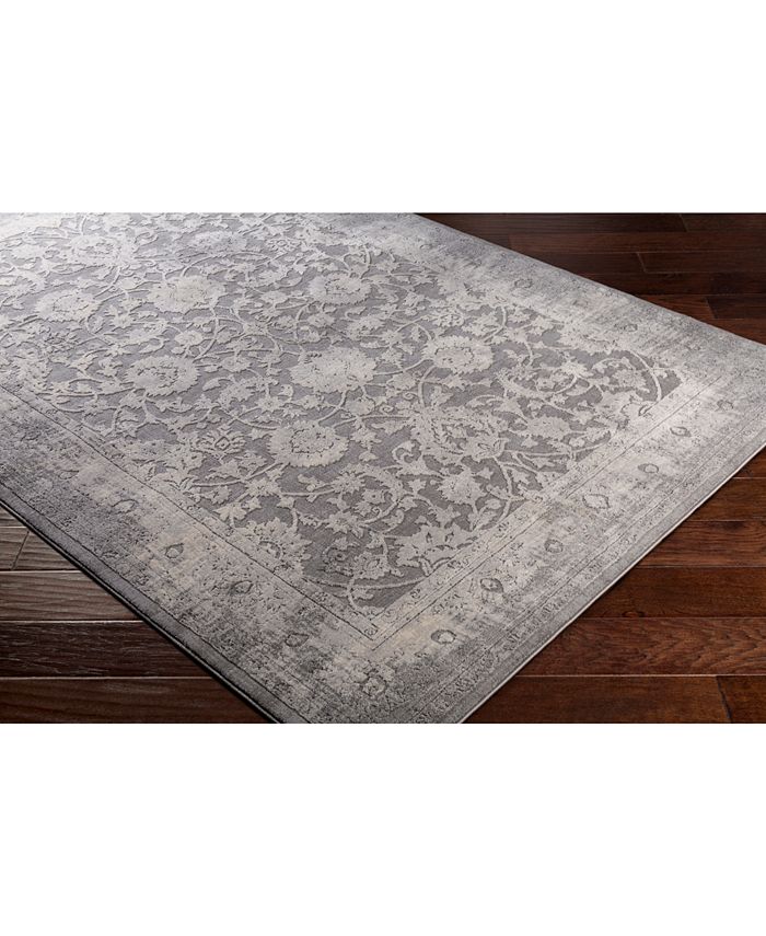 Surya Tibetan TBT2309 Medium Gray 5'3" x 7'6" Area Rug Macy's