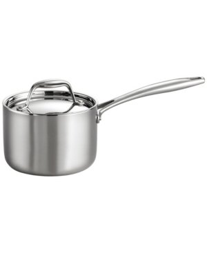 Tramontina Gourmet Tri-ply Clad 1.5 Qt Covered Sauce Pan In Stainless