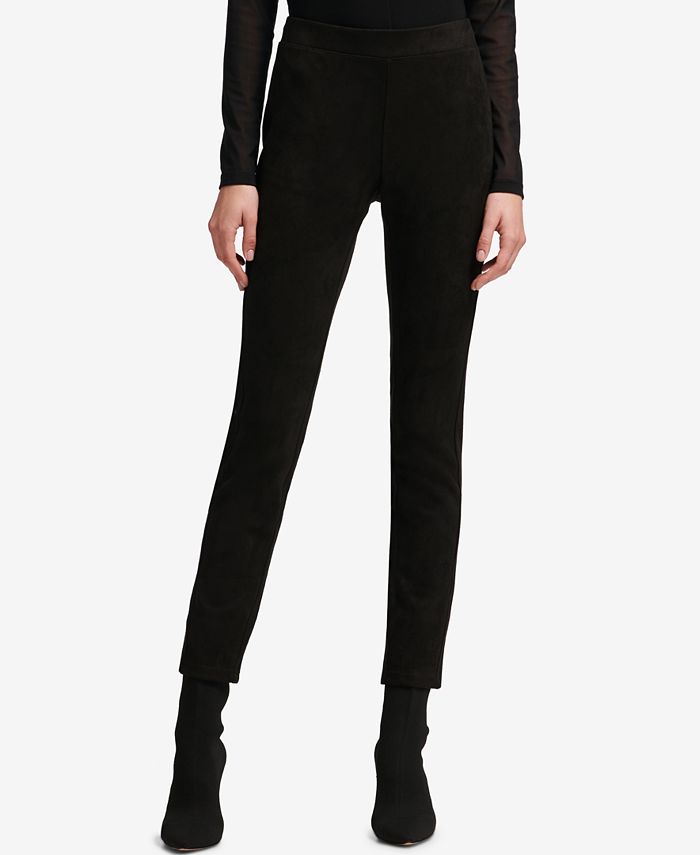 DKNY FauxSuede Leggings Macy's