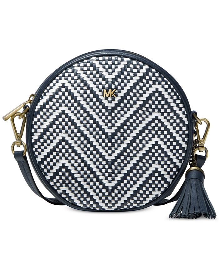 Michael Kors Woven Chevron Canteen Bag Macy's
