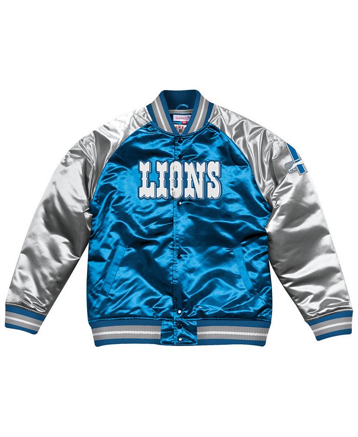 Mitchell & Ness Men's Detroit Lions Tough Season Satin Jacket - Macy's