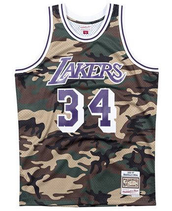 Mitchell Ness Men s Shaquille O Neal Los Angeles Lakers Woodland