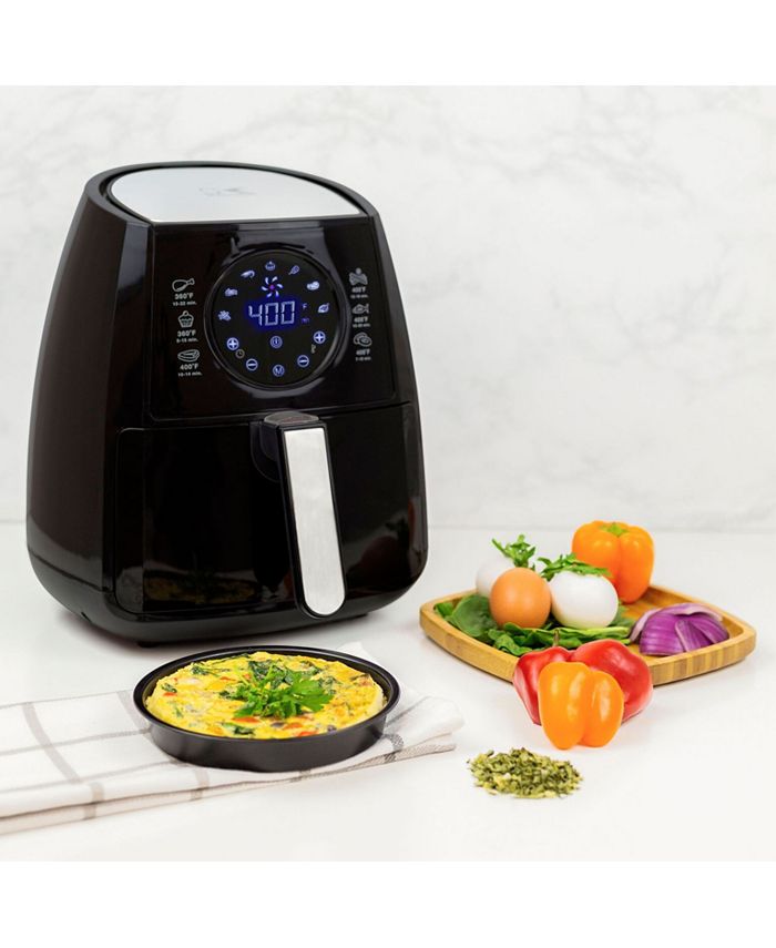 Kalorik 3.2 Qt. Digital Airfryer with Baking Pan and Pie Pan & Reviews Small Appliances