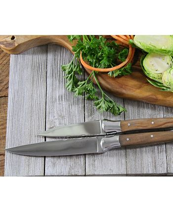 French Home 5-Piece Laguiole Kitchen Knife Set with Magnetic