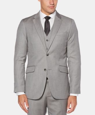 Perry Ellis - Men's Slim-Fit Herringbone Suit Jacket