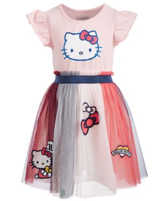 Hello Kitty - Toddler Girls Patches Dress