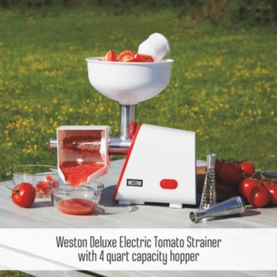 Weston Deluxe Electric Tomato Strainer