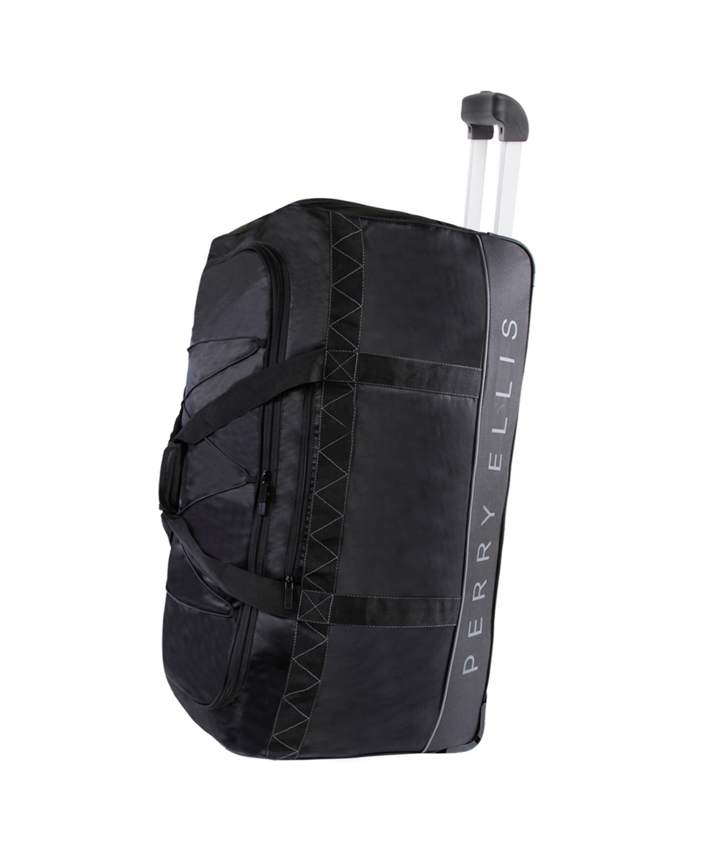 Сумка Perry Ellis 24" Rolling Duffel, цвет: Чёрный — фото 4