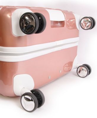 bebe suitcase rose gold