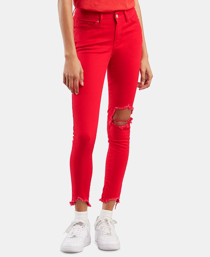 Levi s 711 Ripped Skinny Ankle Jeans Macy s