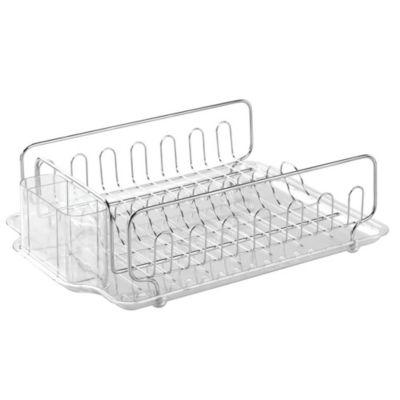 InterDesign Forma Kitchen Dish Drainer Rack With Tray for Drying