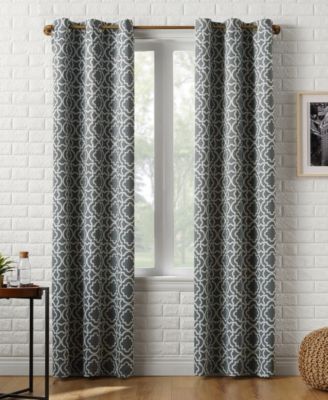 Barnett Trellis Blackout Grommet Curtain Panel Collection
