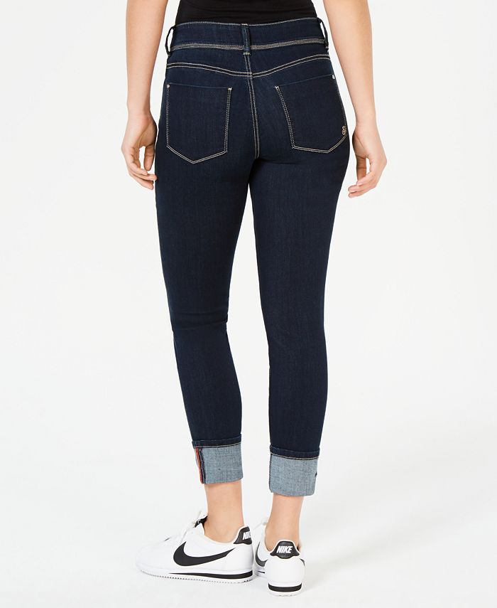 Indigo Rein Juniors' Selvage Cuffed Skinny Jeans - Macy's
