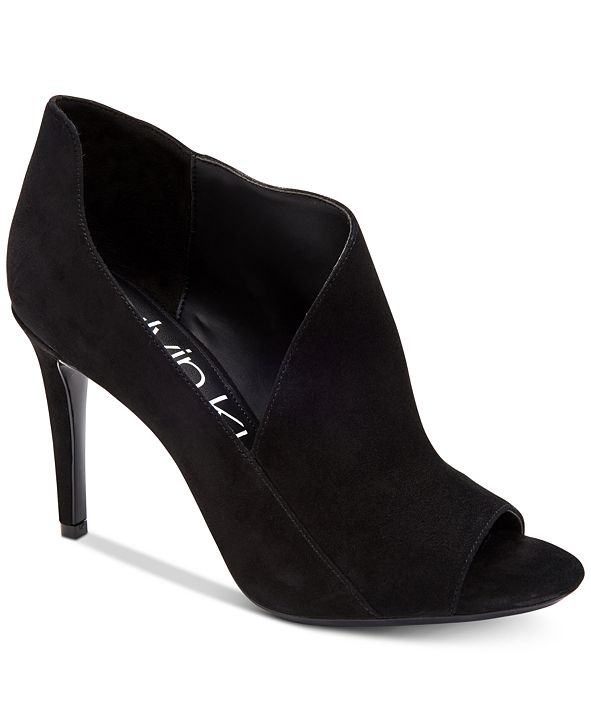 calvin klein women's nastassia ankle booties