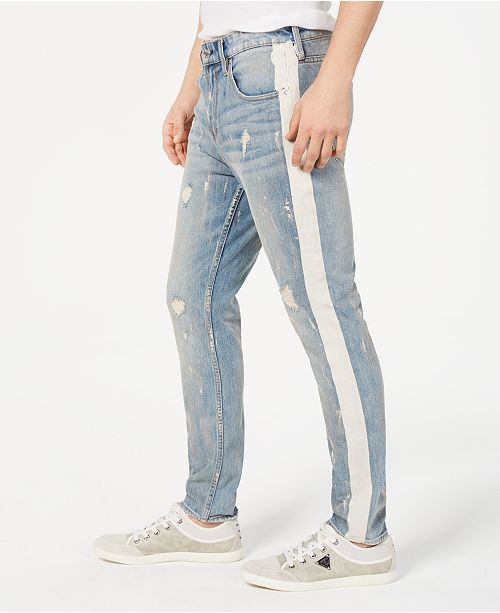 men's relaxed fit ripped jeans
