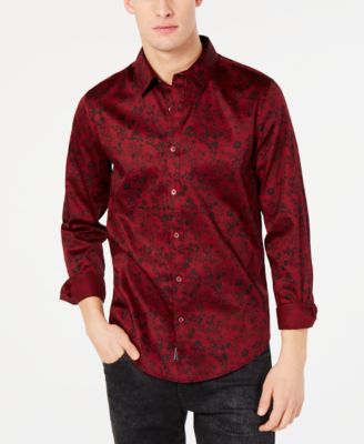guess mens floral shirt