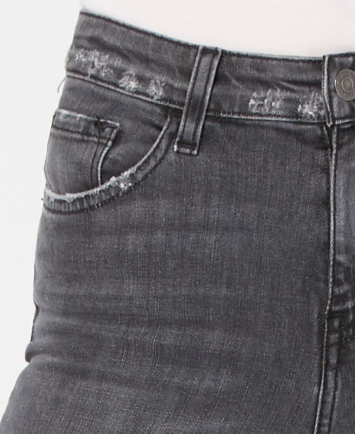 Flying Monkey Women's Frayed Ankle Skinny Jeans Blue Size 26