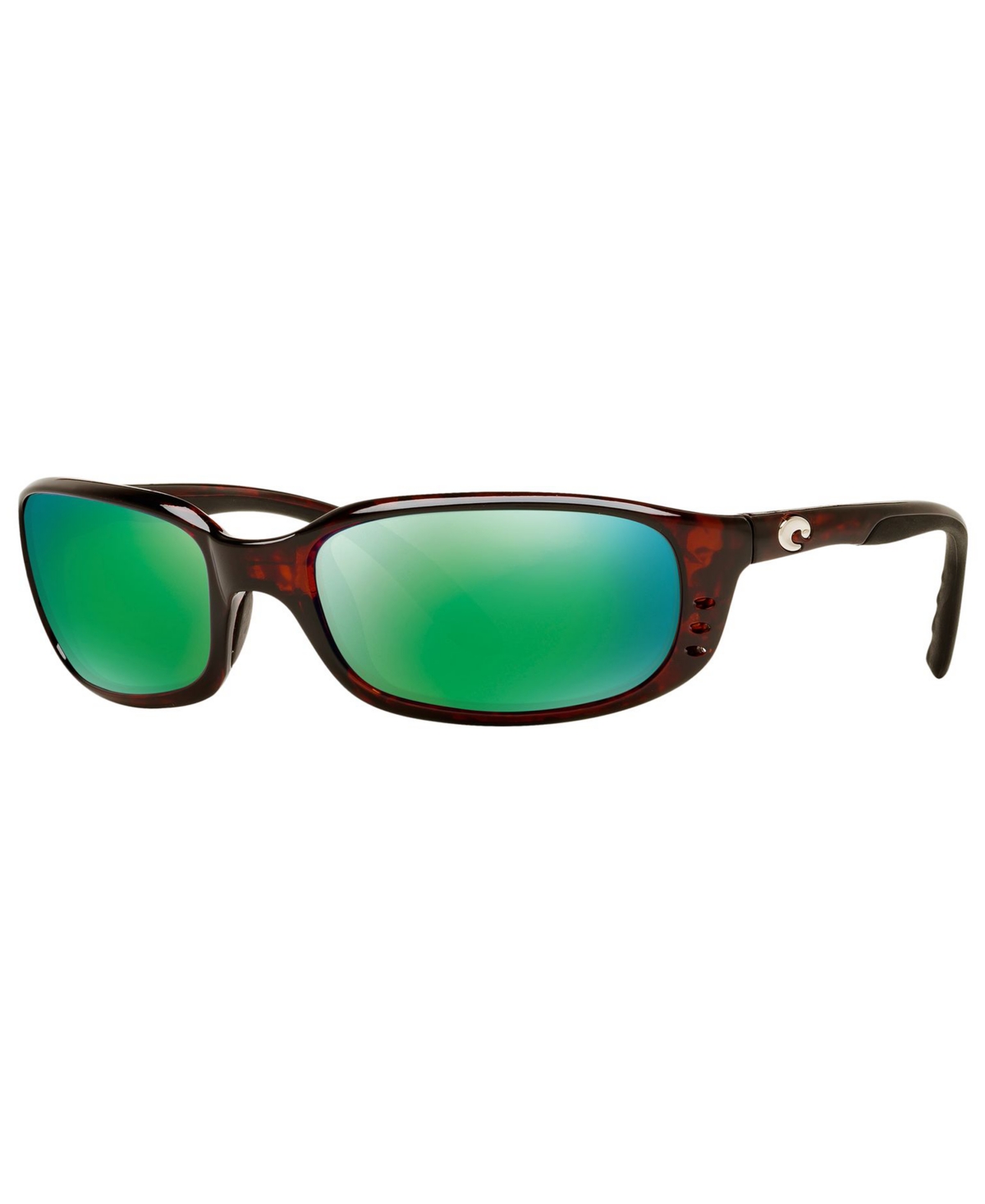 Costa Del Mar Polarized Sunglasses, Brinep In Tortoise Brown,green Polar
