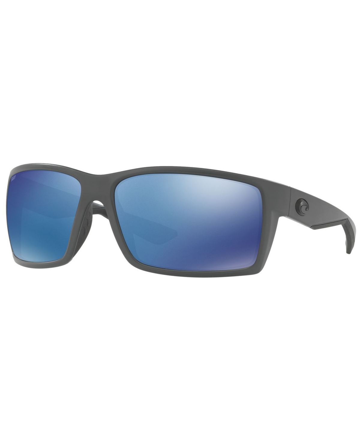 Costa Del Mar Polarized Sunglasses, Reefton 64 In Black Black,blue Mirror